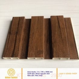Lam nhựa giả gỗ BM01 sóng thấp