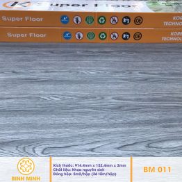 Sàn nhựa giả gỗ dán keo BM011