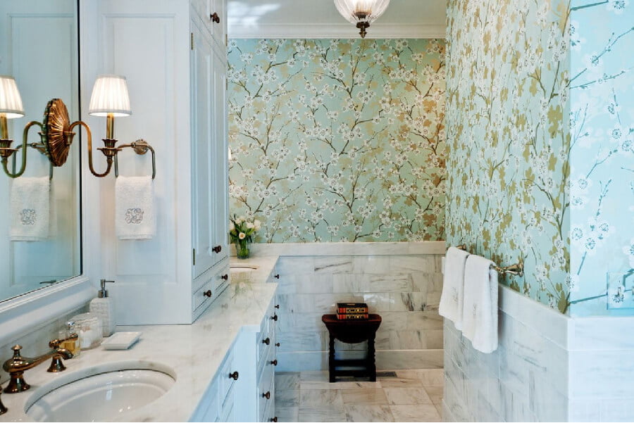 Top 50 giấy dán tường phòng vệ sinh đẹp nhất
