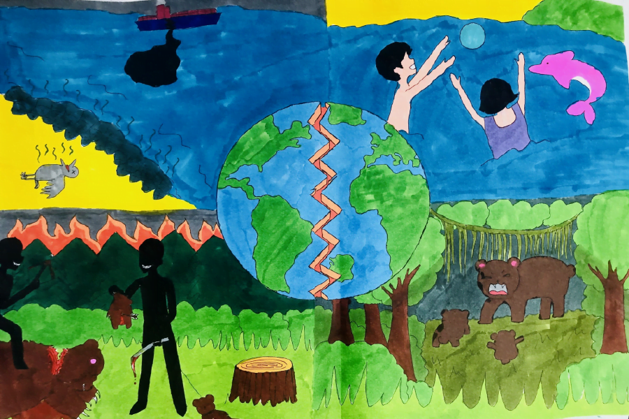 Tổng hợp hơn 324 vẽ tranh đề tài bảo vệ môi trường lớp 5 hay nhất  Tin Học  Vui