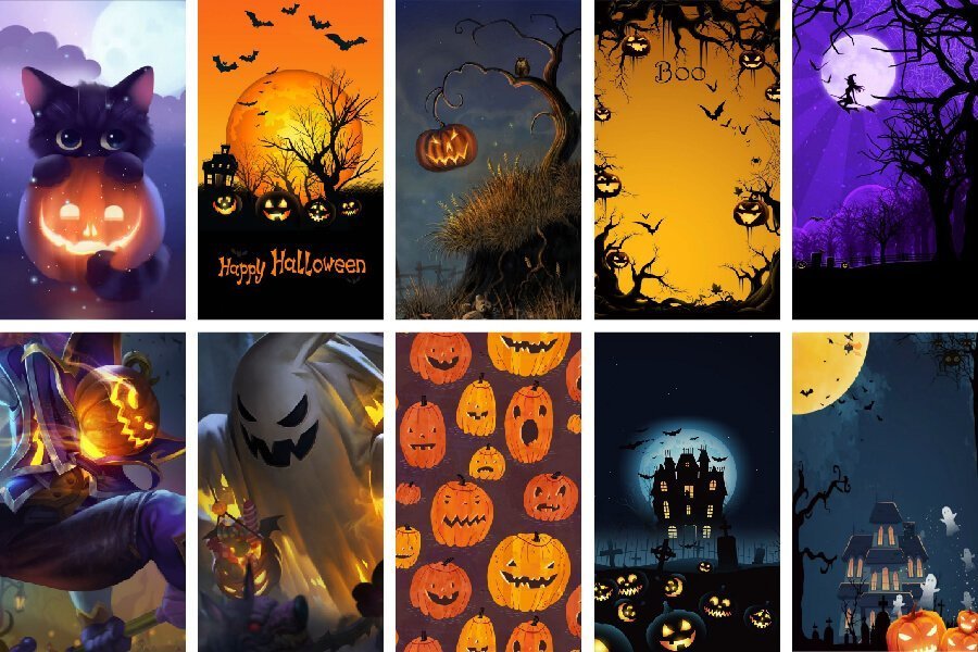 99 Tranh Vẽ Halloween Đẹp Nhất 2022|Cách Vẽ Tranh Halloween Đơn Giản