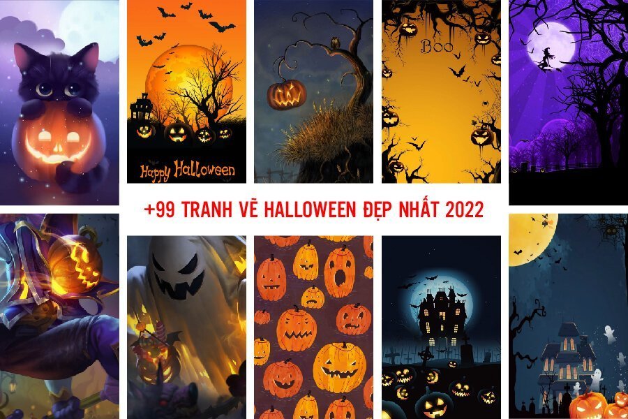 Tổng hợp hình vẽ đề tài lễ hội Halloween lớp 9 đẹp nhất 2022