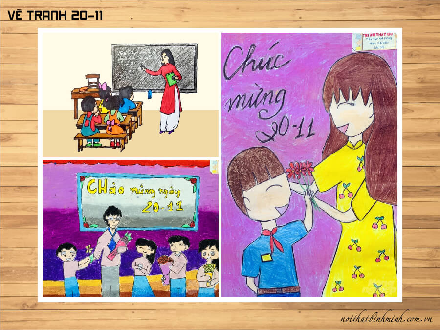 Vẽ tranh 2011  Đề tài Ngày Nhà Giáo Việt Nam ý nghĩa