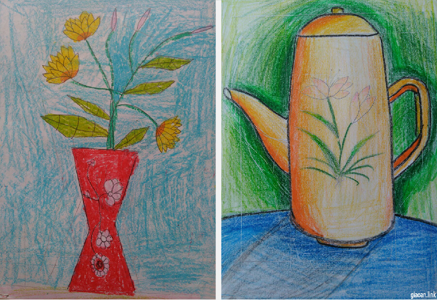 Hướng dẫn Vẽ lọ hoa và quả vẽ tĩnh vật nc planvẽ nghệ thuật  YouTube