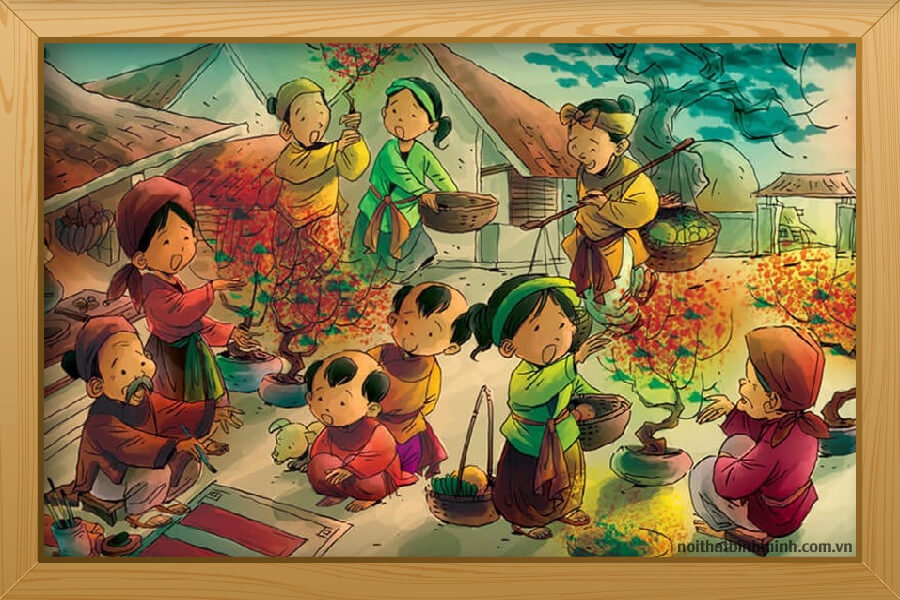 Tổng hợp tranh vẽ đề tài lễ hội đẹp nhất Tranh vẽ lễ hội truyền thống Việt  Nam