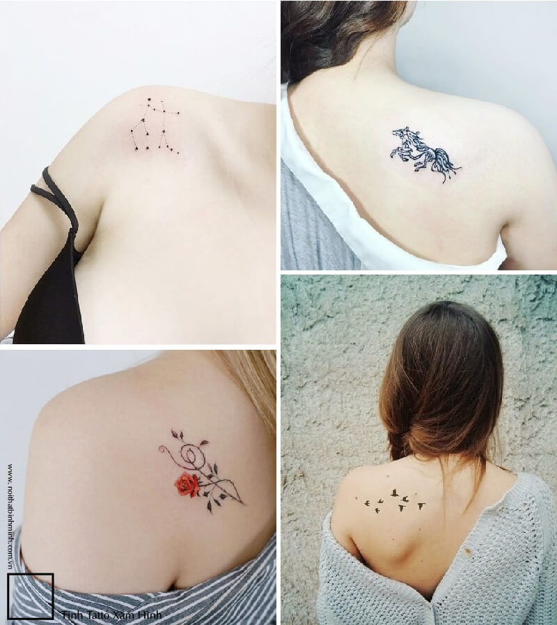 43 hình xăm ở vai cho nữ siêu gợi cảm  Tattoo Gà