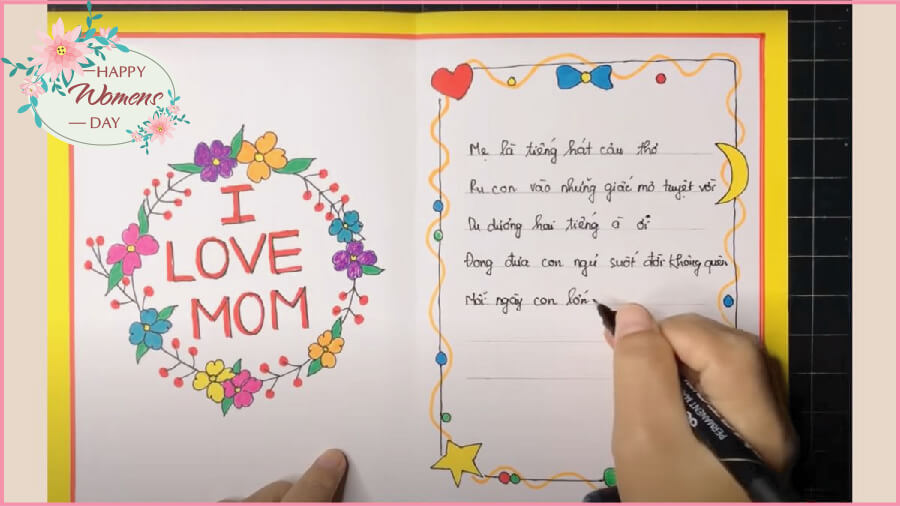 6 cách làm thiệp 83 đơn giản độc đáo tặng mẹ người yêu