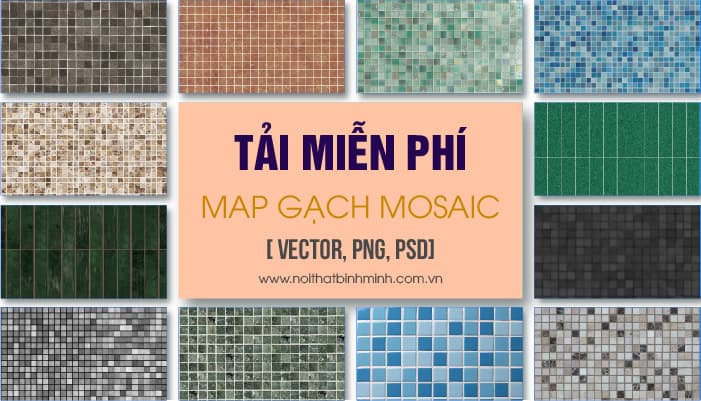 +99 Map gạch mosaic chất lượng cao Full HD, 4K trong thiết kế