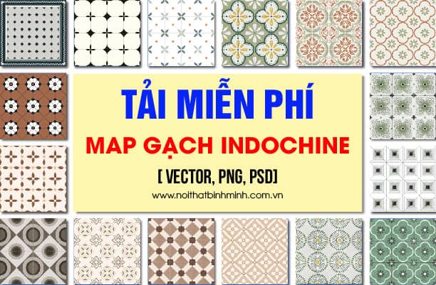 +99 Map gạch Indochine [Vector & PNG], tải về miễn phí