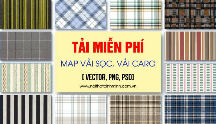 Vay Map Color Code Tải miễn phí map vải sọc, map vải caro trong thiết kế