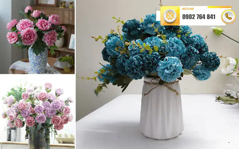 hoa mẫu đơn giả tại đà nẵng