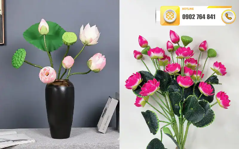hoa sen giả tại đà nẵng