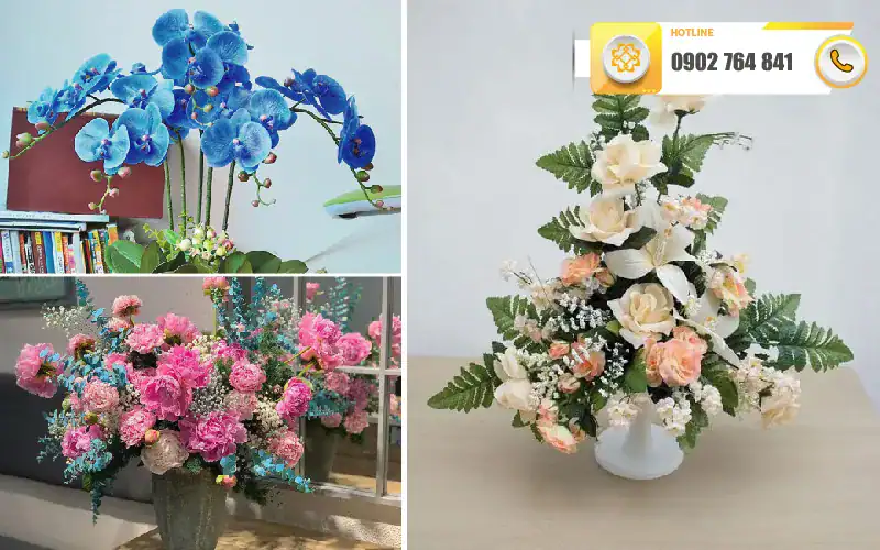 mẫu hoa giả tại đà nẵng