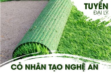 Thảm cỏ nhân tạo, đại lí cỏ trang trí giá rẻ tại Nghệ An