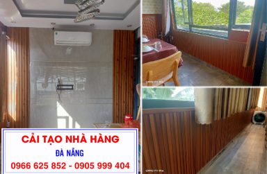 Công trình cải tạo nhà hàng, quán ăn tại Đà Nẵng