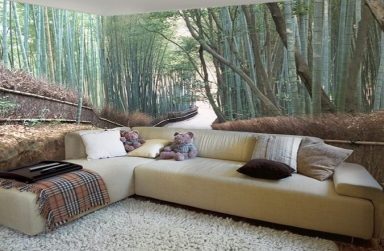 Sống giữa thiên nhiên nhờ giấy dán tường 3D Đà Nẵng