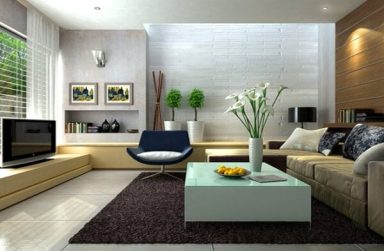 Decor giấy dán tường đón tết cho phòng khách thêm sang trọng