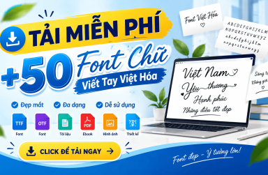 Tải miễn phí bộ sưu tập Font chữ viết tay đẹp