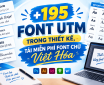 +195 Font UTM trong thiết kế, tải miễn phí font chữ Việt hóa