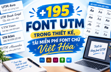 +195 Font UTM trong thiết kế, tải miễn phí font chữ Việt hóa
