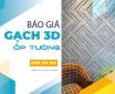 Gạch 3D ốp tường | Bảng giá gạch 3D xi măng 2024
