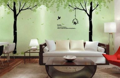 “Bật mí” trang trí quán cafe bằng giấy dán tường 3D Đà Nẵng