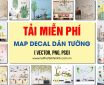 Thư viện map decal dán tường [Full HD, 4K] miễn phí
