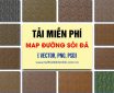 Thư viện map (texture) đường sỏi đá Sketchup miễn phí
