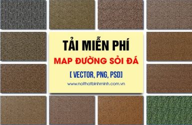 Thư viện map (texture) đường sỏi đá Sketchup miễn phí