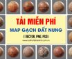 Bộ sưu tập map gạch đất nung Vector, PNG, PSD