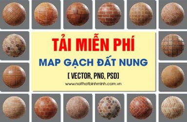 Bộ sưu tập map gạch đất nung Vector, PNG, PSD