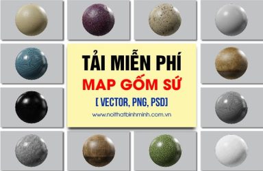 Tải miễn phí thư viện map & texture gốm sứ Sketchup