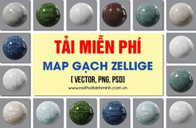 Tải miễn phí map gạch Zellige (Full HD, 4K) trong thiết kế
