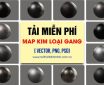Thư viện map kim loại gang sketchup, tải miễn phí