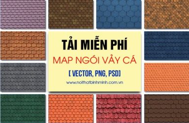 +99 Map ngói vảy cá Sketchup, tải miễn phí