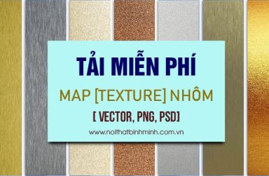 Tải map vật liệu nhôm 3Dsmax, nẹp nhôm texture miễn phí