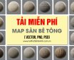 Thư viện map sàn bê tông Sketchup, tải miễn phí