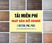 Bộ sưu tập map sàn gỗ Egger Sketchup, tải miễn phí