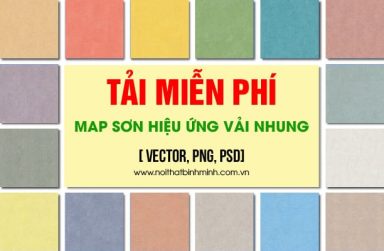 +111 Map sơn hiệu ứng vải nhung Sketchup, tải miễn phí