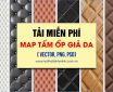 Bộ sưu tập map tấm ốp giả da Sketchup, tải miễn phí