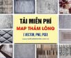 +68 Mẫu map thảm lông trải sàn Sketchup, tải miễn phí