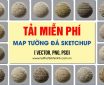 Thư viện map tường đá Sketchup, tải miễn phí