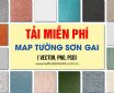 Thư viện map tường sơn gai Sketchup, tải miễn phí