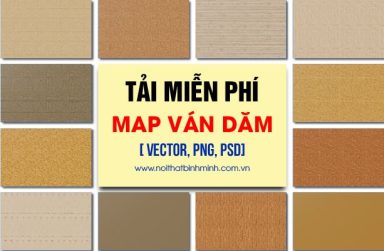 Bộ sưu tập map ván dăm Sketchup, tải miễn phí