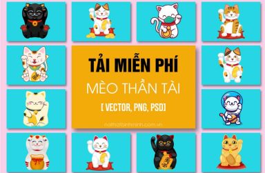 +999 Hình ảnh mèo thần tài vector đẹp | Tải về miễn phí