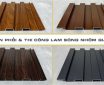 Mẫu lam sóng nhôm giả gỗ đẹp, thi công trần nhôm giả gỗ Đà Nẵng